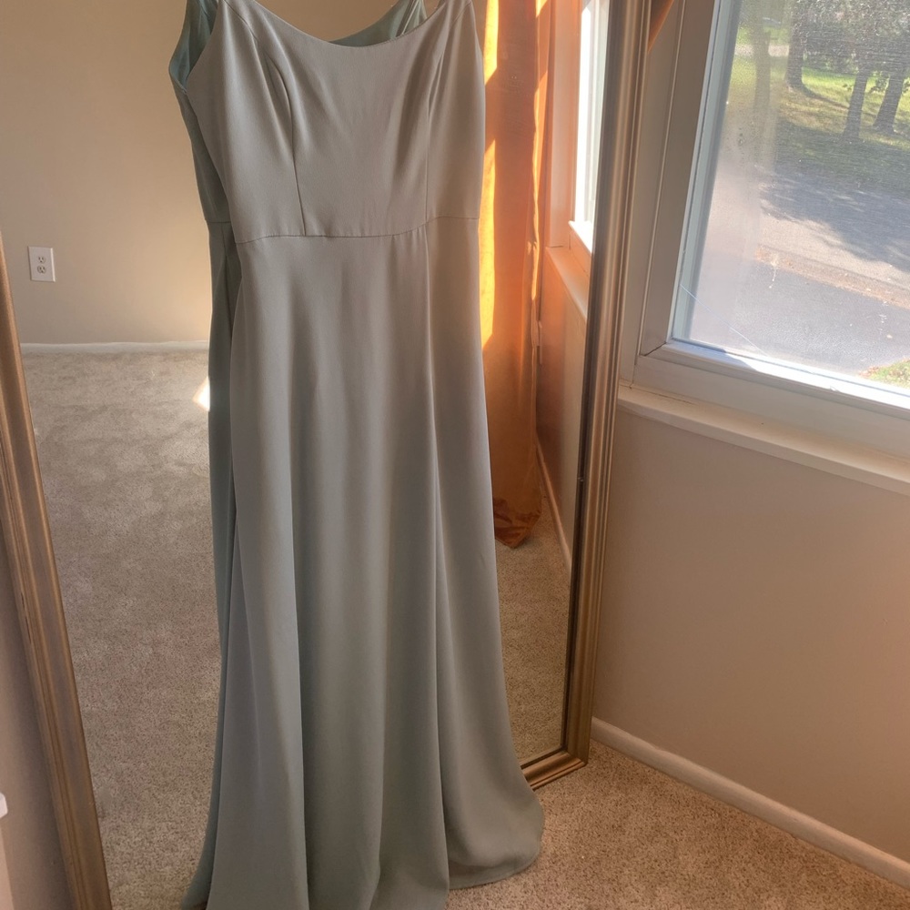 Sage green dress